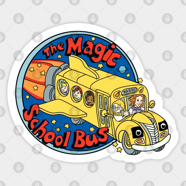 The magic School Bus Sticker by OniSide